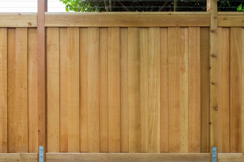 Solid Board Fence Installation